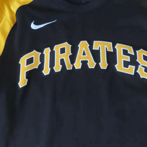 Nike pittsburgh pirates   Baseball player Issued Therma Pullover NKM8 Sz-M - Picture 2 of 8